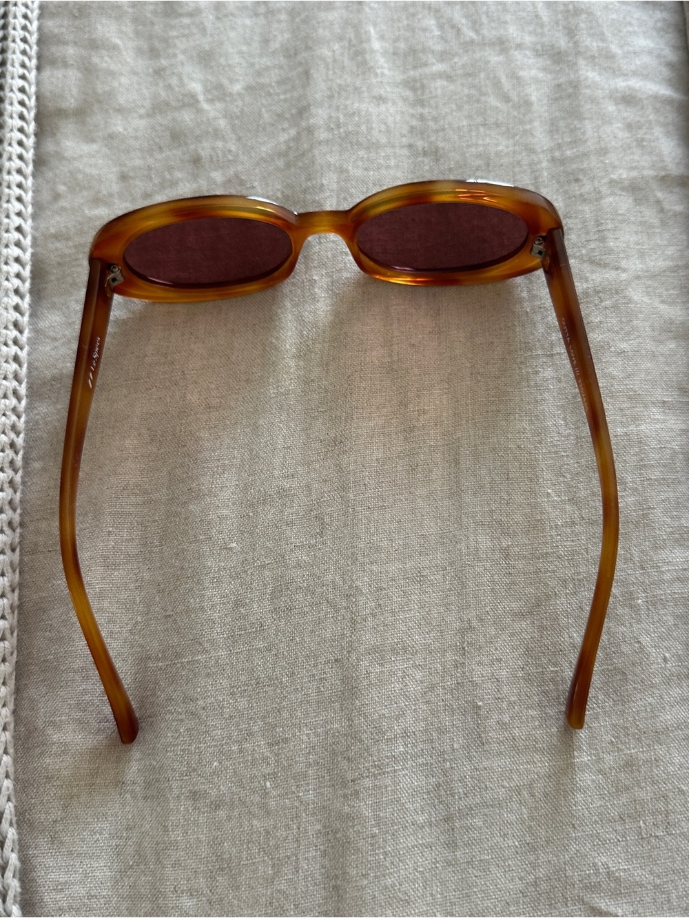 Le Specs Tortoiseshell Outta Love Sunglasses - Picture 8 of 8